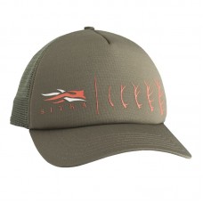 Бейсболка Sitka Antler evolution elk foam trucker deep olive