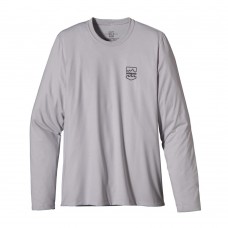 Футболка Patagonia polarized tee long sleeved grey