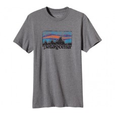 Футболка Patagonia Vintage 73 logo 316 gravel heather
