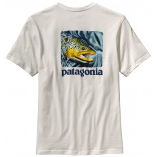 Футболка Patagonia World trout catch t-sh белый