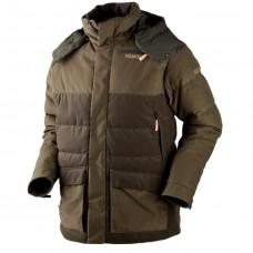 Куртка Harkila Expedition down hunting green/shadow brown