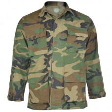 Куртка Mil-tec BDU woodland R\S washed полевая
