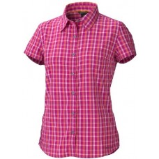 Рубашка Marmot Wm`s Reese plaid short sleeved  plum rose