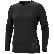 Термобелье Marmot W`ms Midweight crew ls верх длинный рукав black