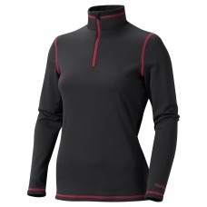 Термобелье Marmot W`ms Midweight zip neck ls верх black