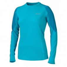 Термобелье Marmot W`ms Thermalclime pro crew ls верх sea breez/aq blue